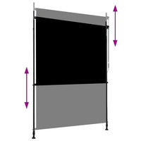 Estore de rolo para exterior 150x270 cm