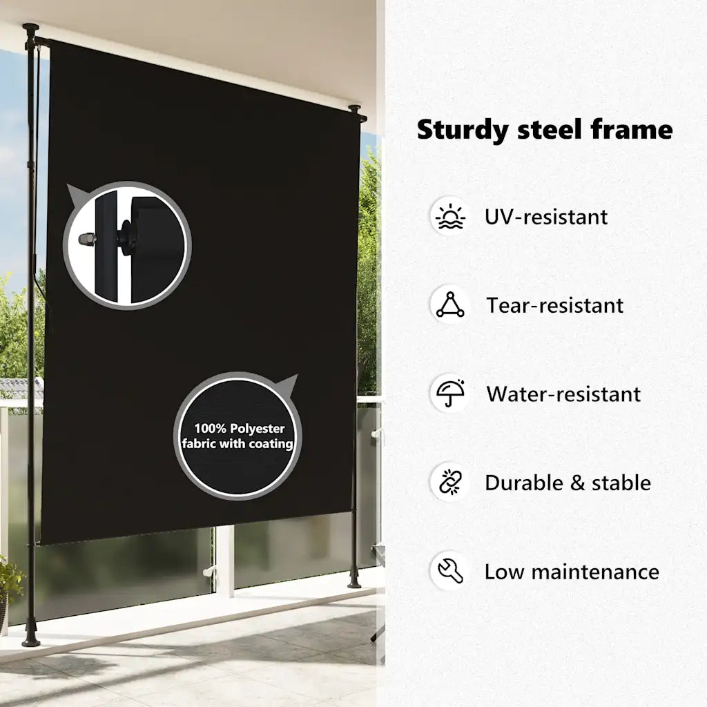 Estore de rolo para exterior 150x270 cm