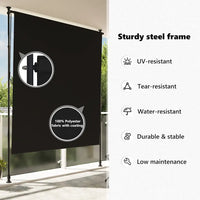 Estore de rolo para exterior 150x270 cm