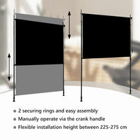 Estore de rolo para exterior 150x270 cm