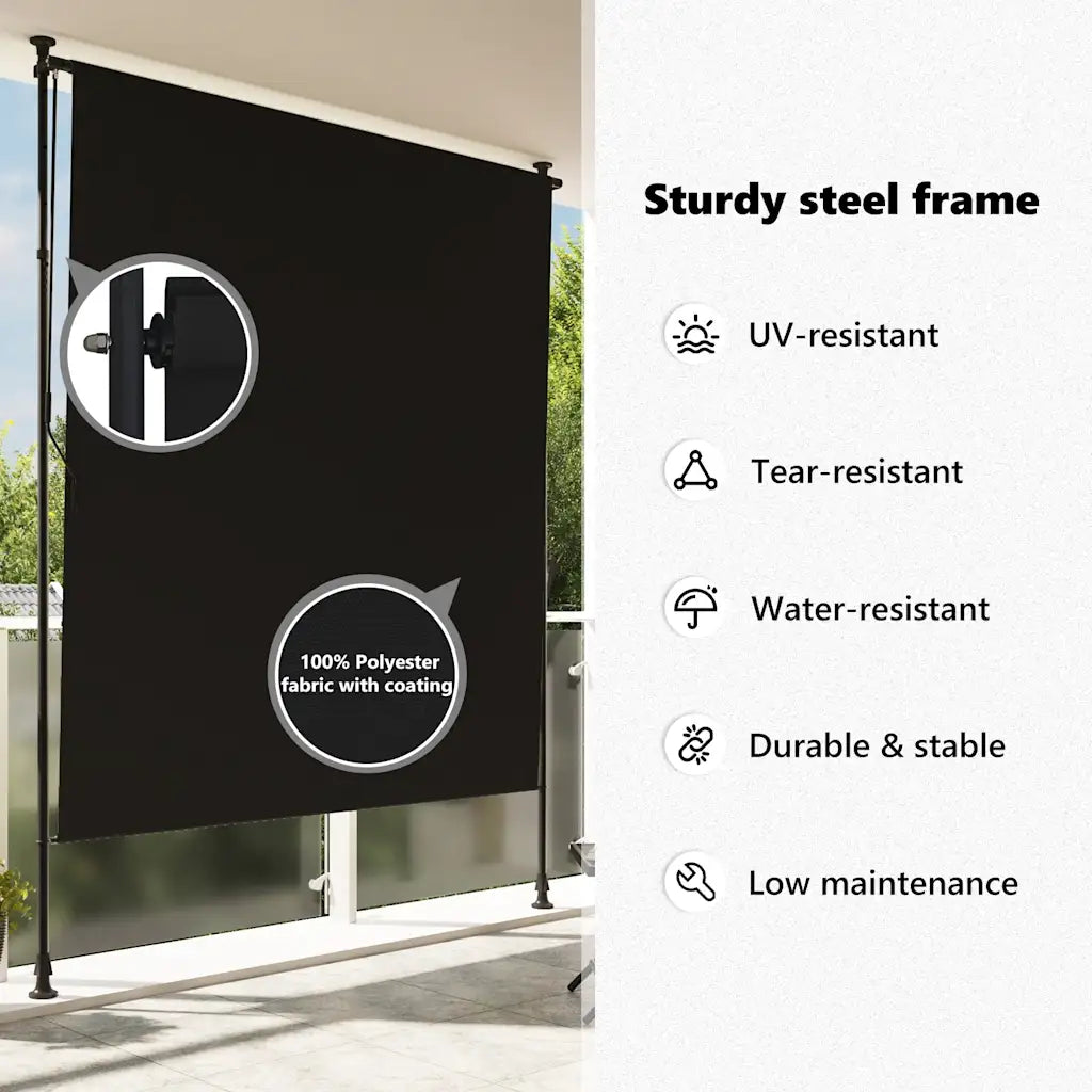 Estore de rolo para exterior 200x270 cm
