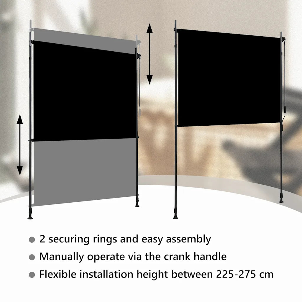 Estore de rolo para exterior 200x270 cm