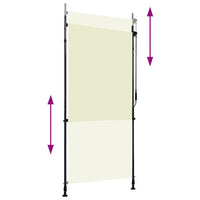 Estore de rolo para exterior 100x270 cm