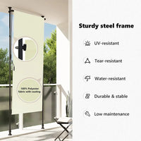 Estore de rolo para exterior 100x270 cm