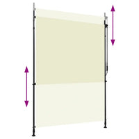 Estore de rolo para exterior 150x270 cm
