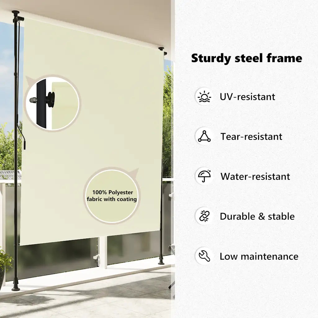 Estore de rolo para exterior 150x270 cm