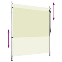 Estore de rolo para exterior 200x270 cm