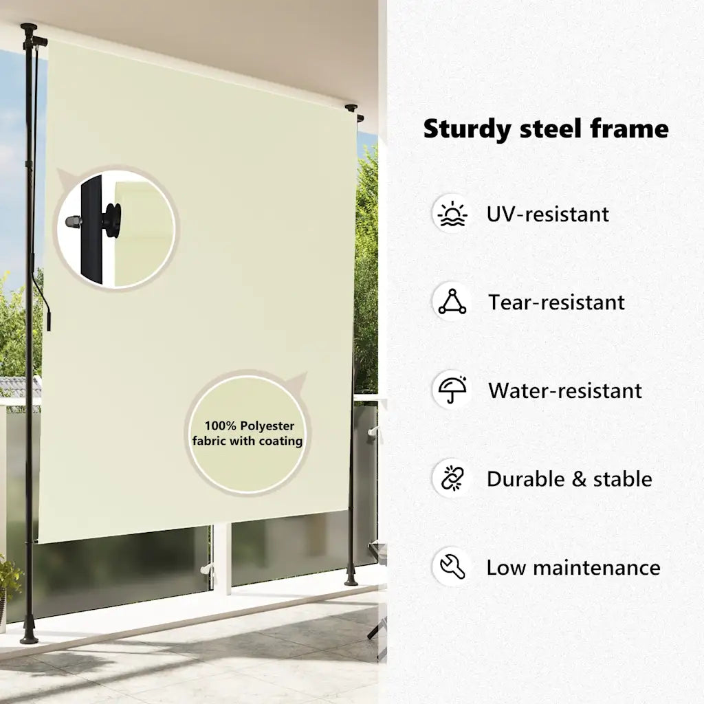 Estore de rolo para exterior 200x270 cm