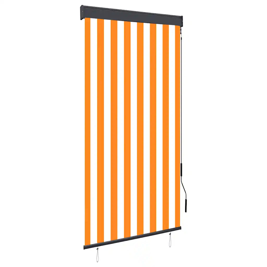 Estore de rolo para exterior 80x250 cm branco e