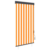Estore de rolo para exterior 80x250 cm branco e