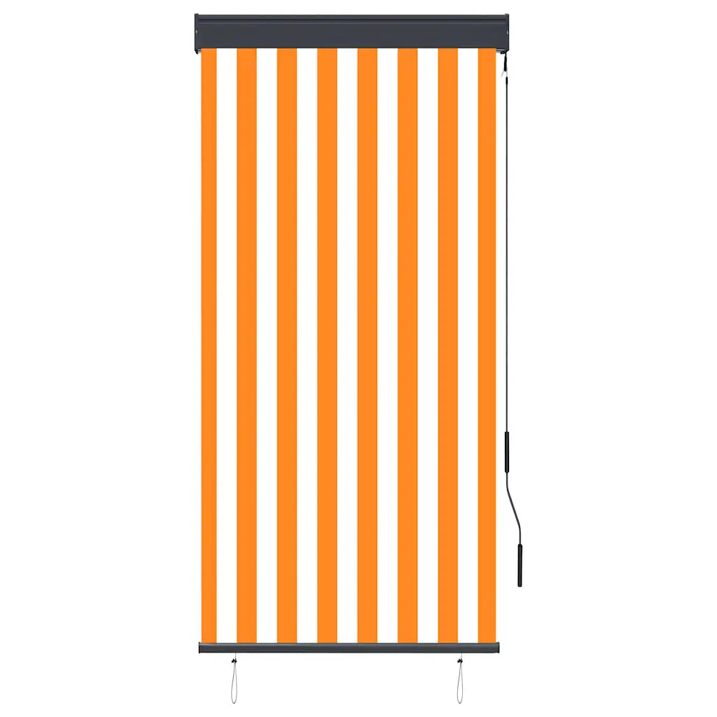 Estore de rolo para exterior 80x250 cm branco e