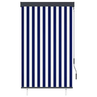 Estore de rolo para exterior 100x250 cm  e branco