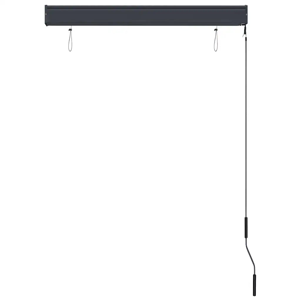 Estore de rolo para exterior 100x250 cm  e branco
