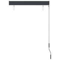 Estore de rolo para exterior 100x250 cm  e branco