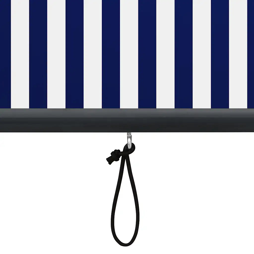 Estore de rolo para exterior 100x250 cm  e branco