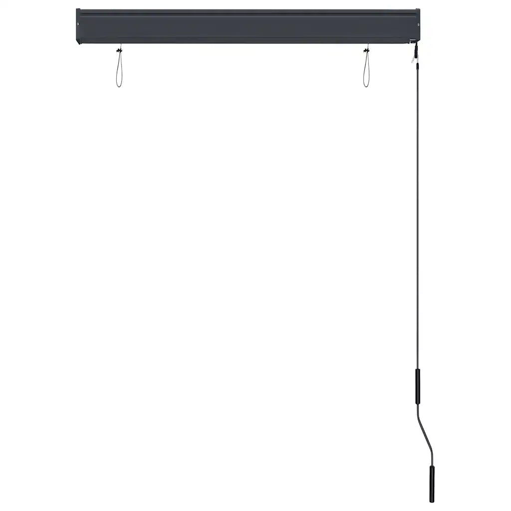 Estore de rolo para exterior 100x250 cm amarelo e azul