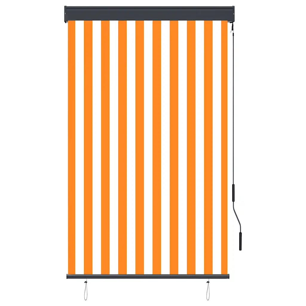 Estore de rolo para exterior 100x250 cm branco e