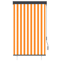 Estore de rolo para exterior 100x250 cm branco e
