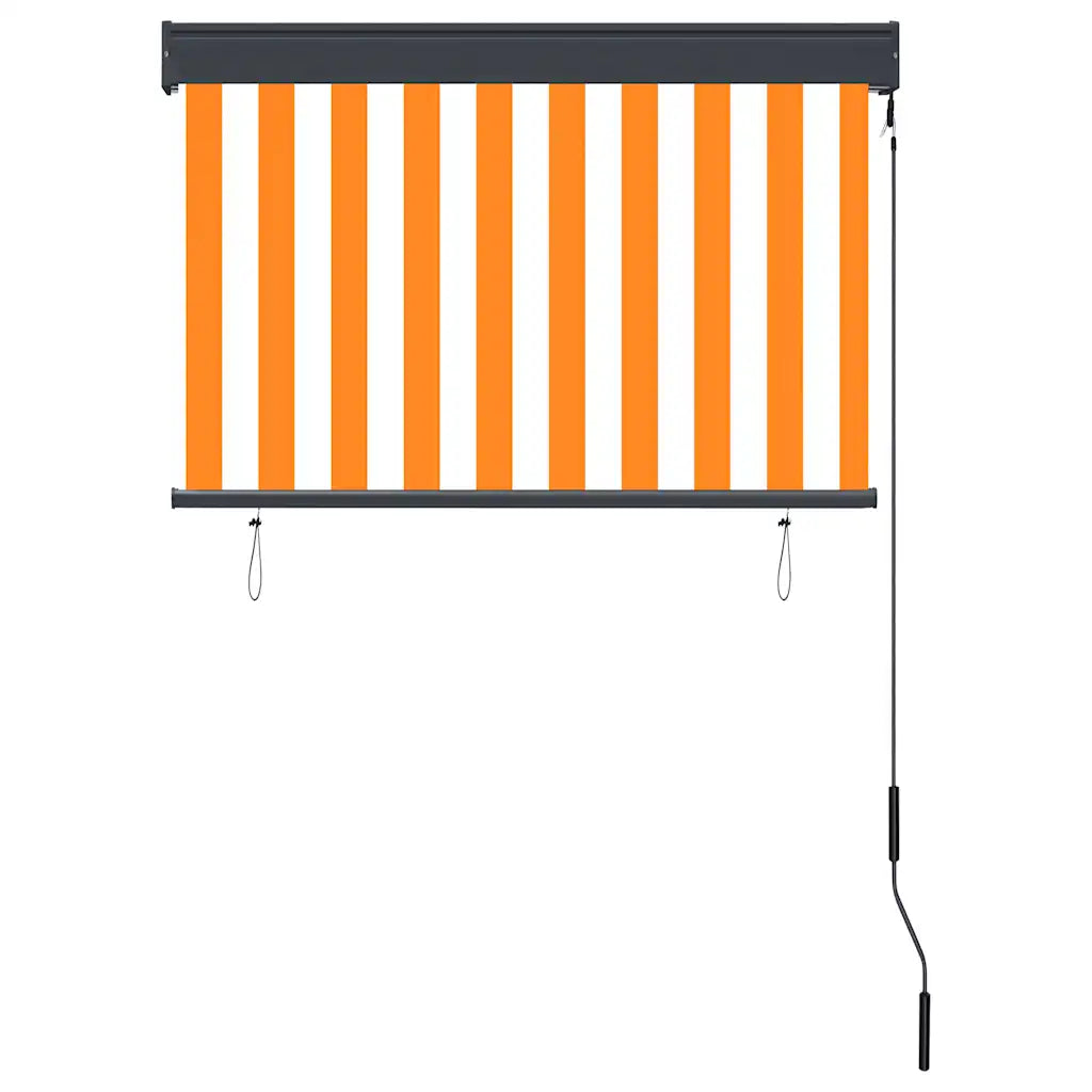Estore de rolo para exterior 100x250 cm branco e