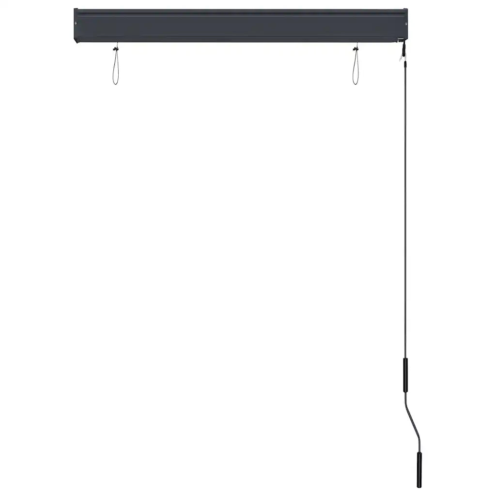 Estore de rolo para exterior 100x250 cm branco e