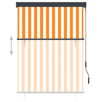 Estore de rolo para exterior 120x250 cm branco e