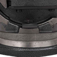 vidaXL Torno de bancada inclinável de 2 eixos 100 mm