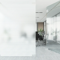 Película para janela fosca 0,9x50 m PVC design às riscas