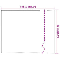 vidaXL Autocolante para móveis 500x90 cm PVC madeira escura