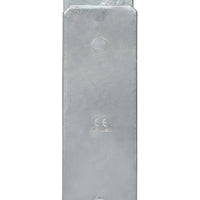 Âncoras de vedação 6 pcs 10x6x60 cm aço galvanizado prateado
