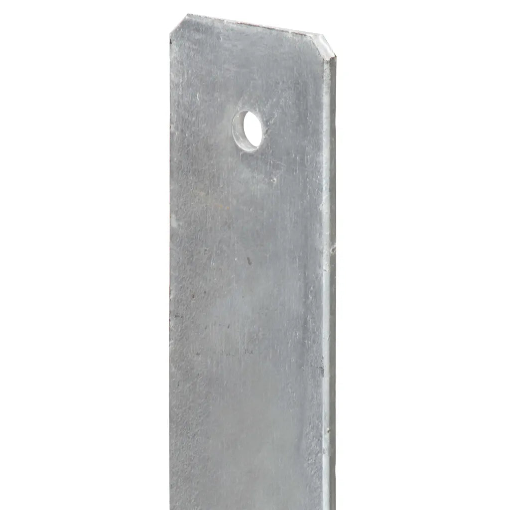 Âncoras de vedação 6 pcs 10x6x60 cm aço galvanizado prateado