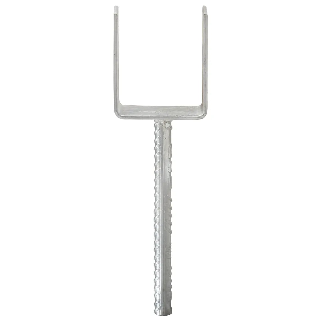 Âncoras de vedação 6 pcs 9x6x30 cm aço galvanizado prateado