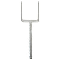 Âncoras de vedação 6 pcs 9x6x30 cm aço galvanizado prateado