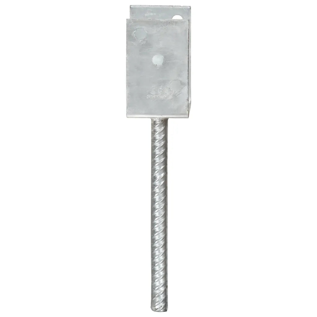 Âncoras de vedação 6 pcs 9x6x30 cm aço galvanizado prateado