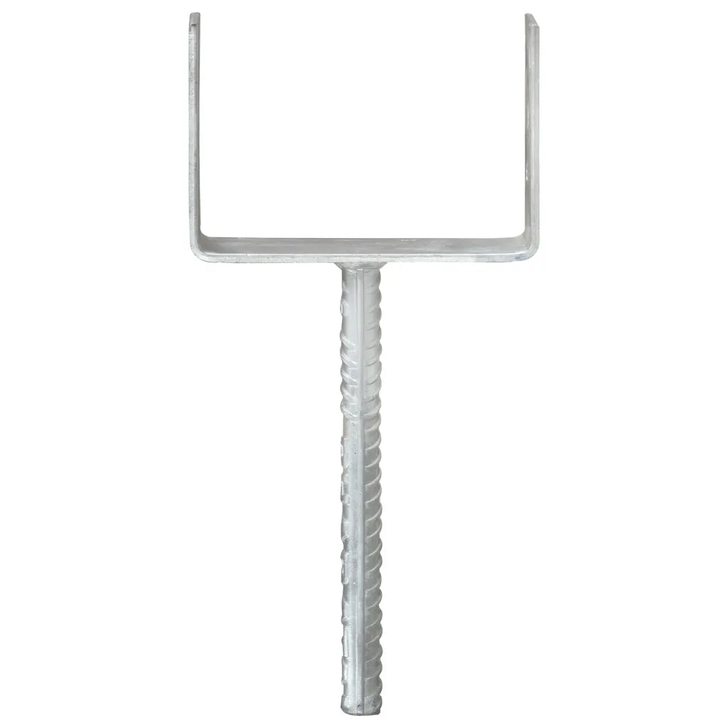 Âncoras de vedação 6 pcs 14x6x30 cm aço galvanizado prateado