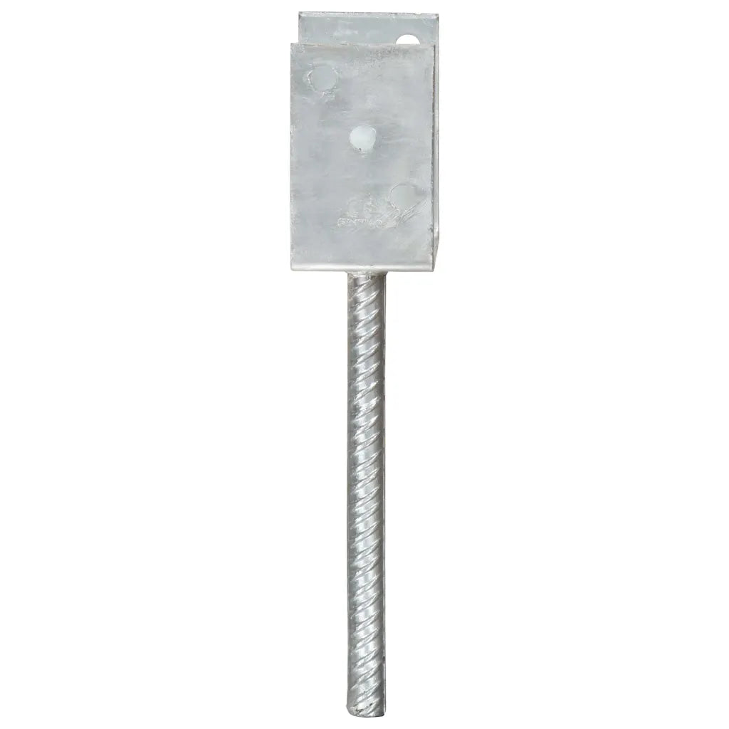 Âncoras de vedação 6 pcs 14x6x30 cm aço galvanizado prateado