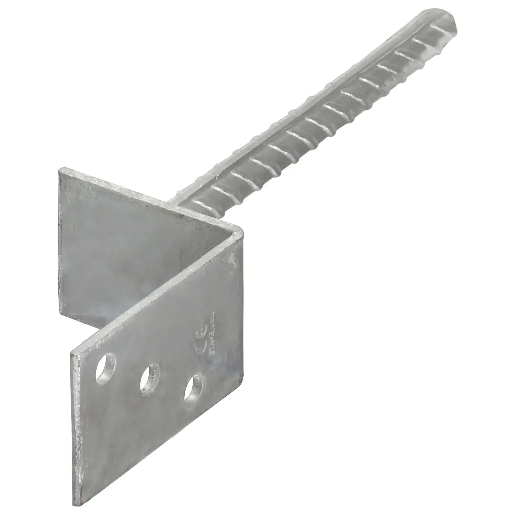 Âncoras de vedação 6 pcs 8x6x30 cm aço galvanizado prateado