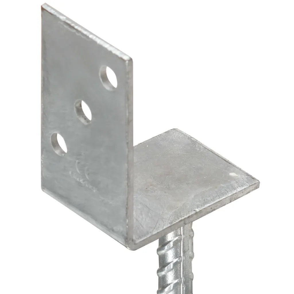 Âncoras de vedação 6 pcs 8x6x30 cm aço galvanizado prateado