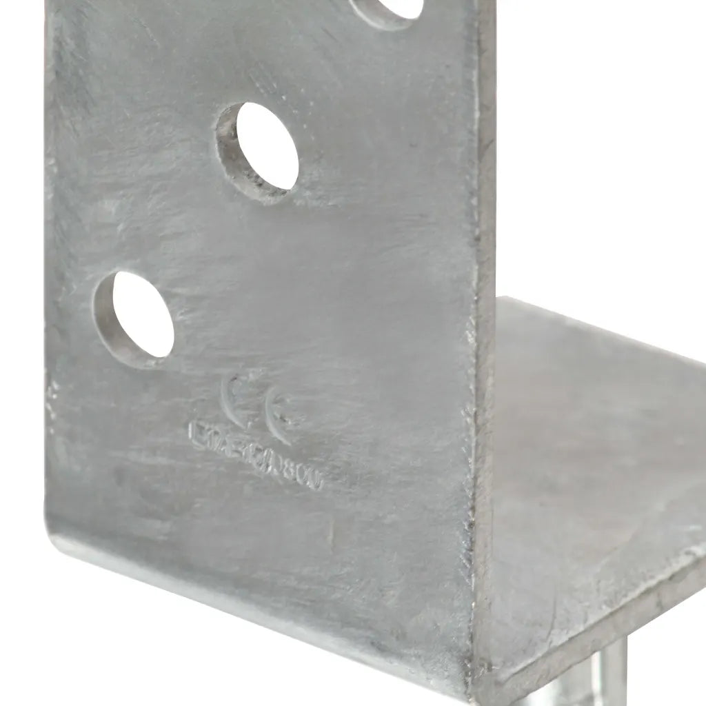 Âncoras de vedação 6 pcs 8x6x30 cm aço galvanizado prateado