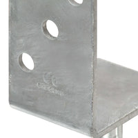 Âncoras de vedação 6 pcs 8x6x30 cm aço galvanizado prateado