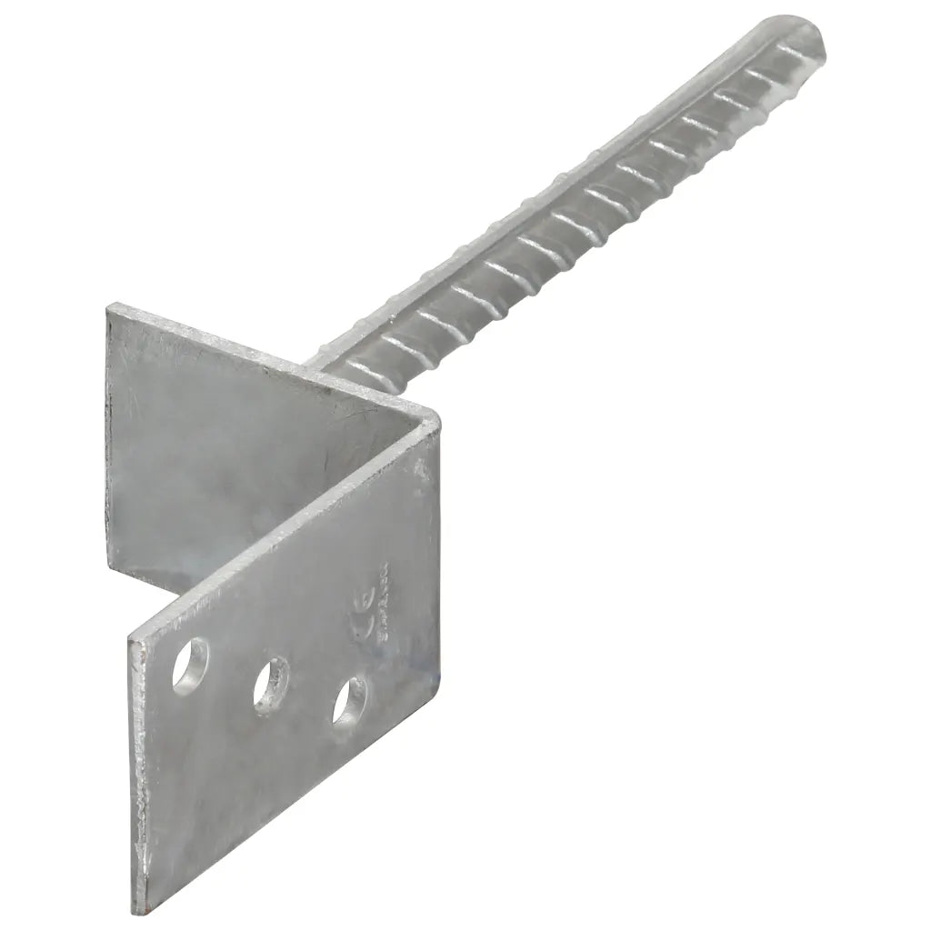 Âncoras de vedação 12 pcs 8x6x30 cm aço galvanizado prateado