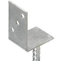 Âncoras de vedação 12 pcs 8x6x30 cm aço galvanizado prateado