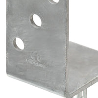 Âncoras de vedação 12 pcs 8x6x30 cm aço galvanizado prateado