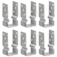 Âncoras de vedação 6 pcs 7x6x15 cm aço galvanizado prateado