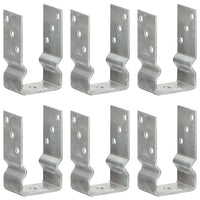 Âncoras de vedação 6 pcs 8x6x15 cm aço galvanizado prateado