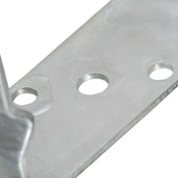 Âncoras de vedação 12 pcs 8x6x15 cm aço galvanizado prateado