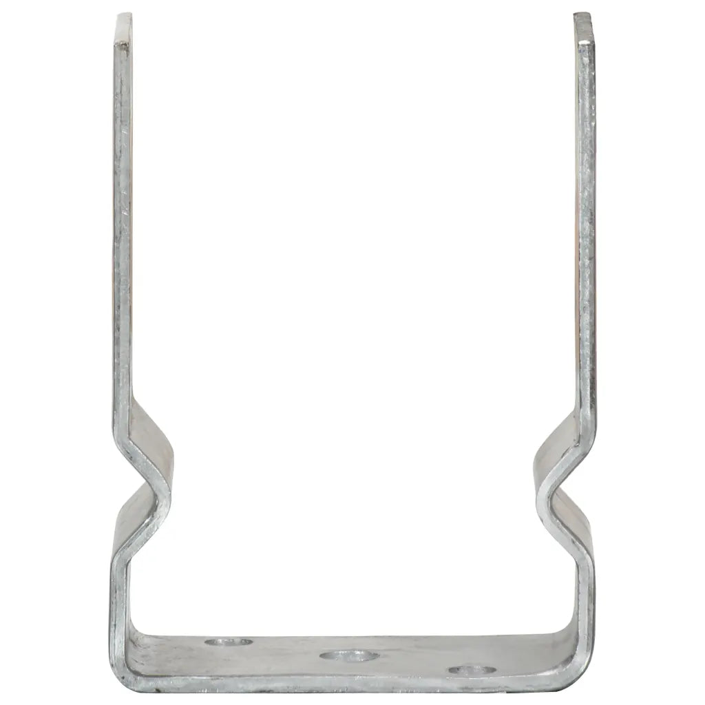 Âncoras de vedação 6 pcs 10x6x15 cm aço galvanizado prateado