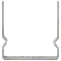 Âncoras de vedação 12 pcs 14x6x15 cm aço galvanizado prateado