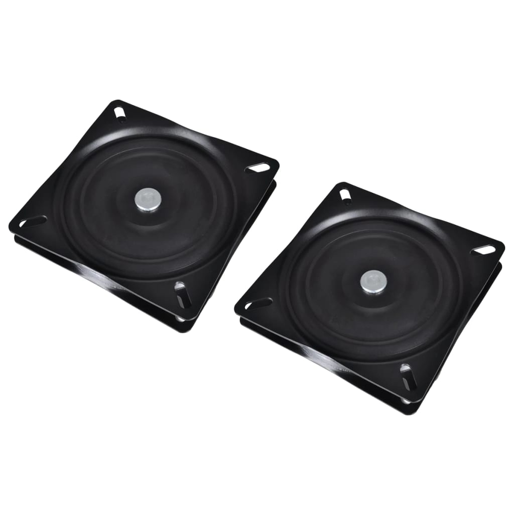 Base giratória p/ assento barco standard 2 pcs 160x160x2,5 mm