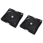 Base giratória p/ assento barco standard 2 pcs 160x160x2,5 mm
