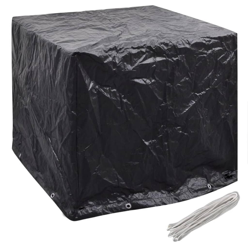 vidaXL Capas p/ tanques de água de jardim 2 pcs 8 ilhós 116x100x120 cm